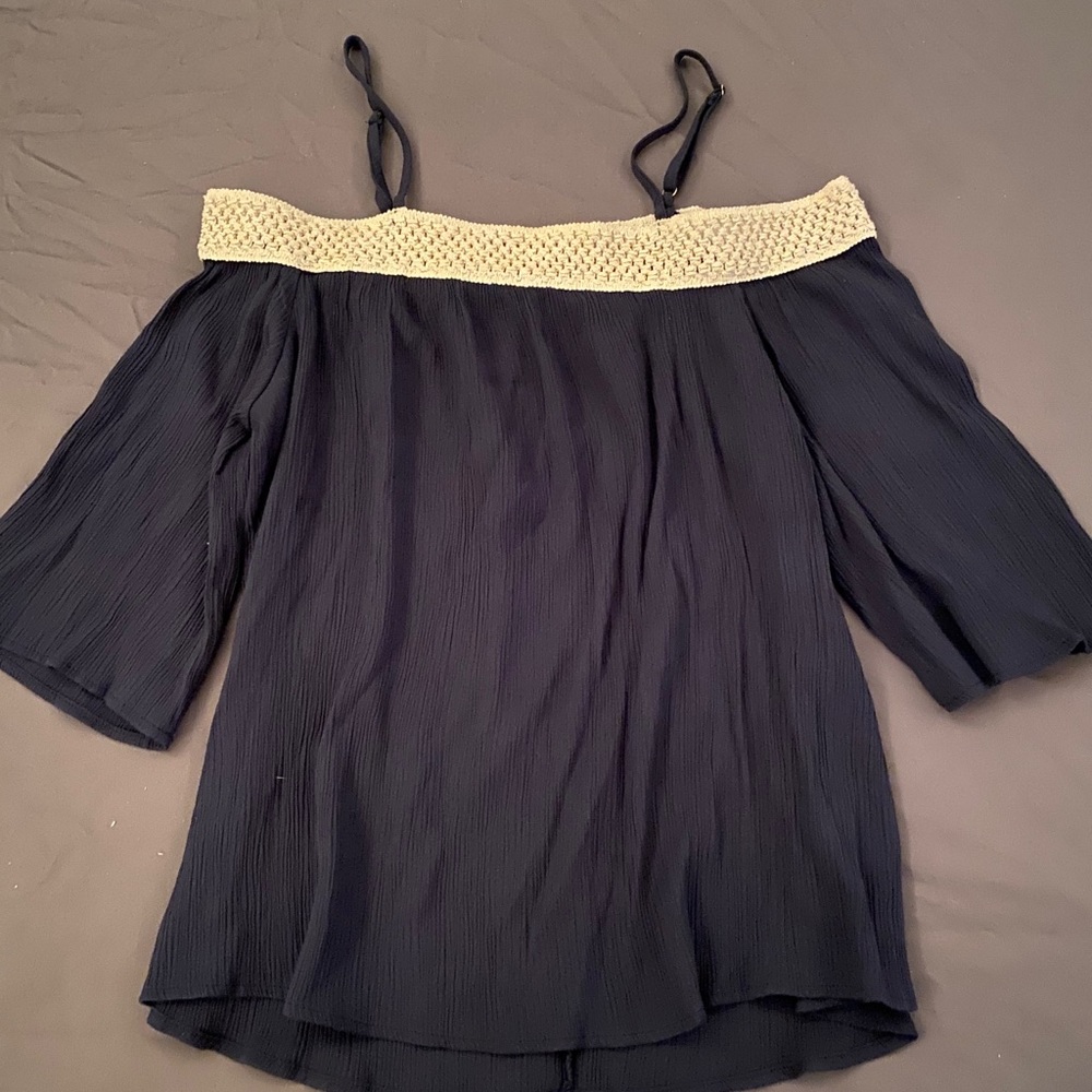 Cold shoulder blouse